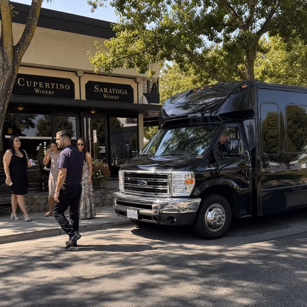 Rent a Bus to Cupertino & Saratoga Wineries