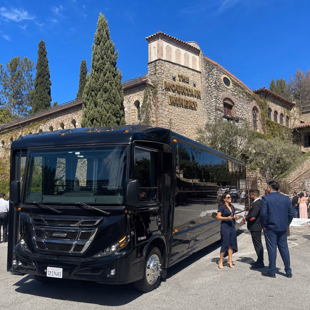 Rent a Bus to The Mountain Winery