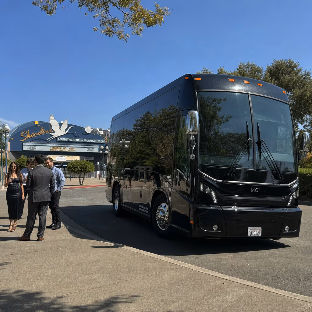 Rent a Bus to Shoreline Amphitheatre