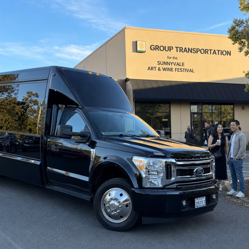 Group Transportation for the Sunnyvale Art & Wine Festival