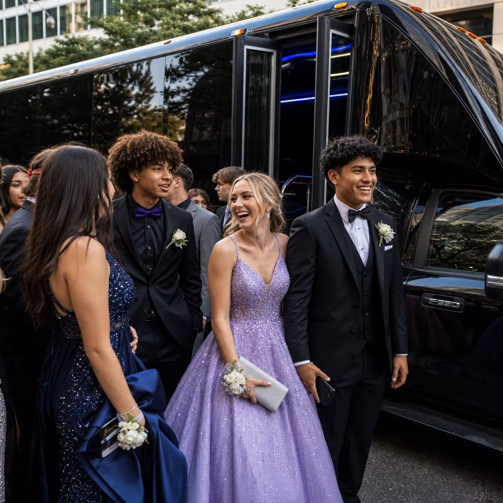 Sunnyvale Prom Party Bus Rental