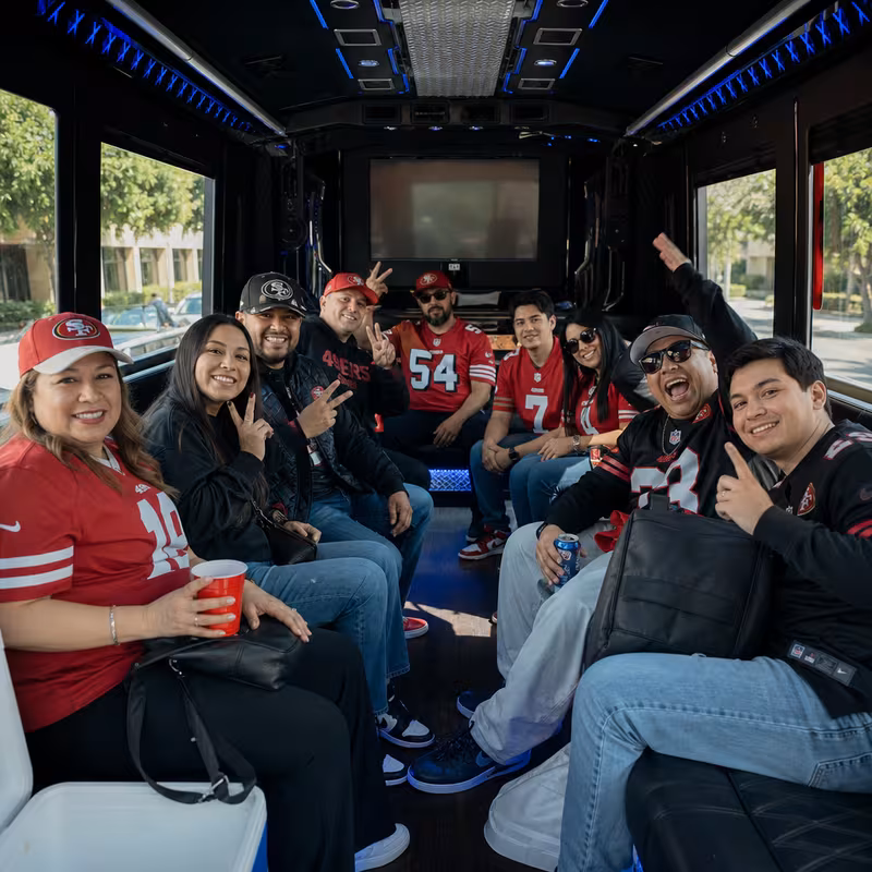 Sunnyvale Sporting Event Transportation fleet vehicle