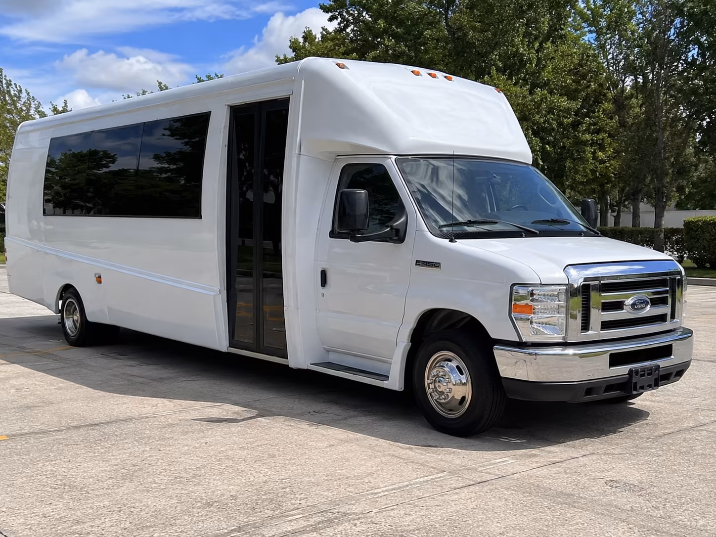 Sunnyvale Private Event Transportation party bus exterior