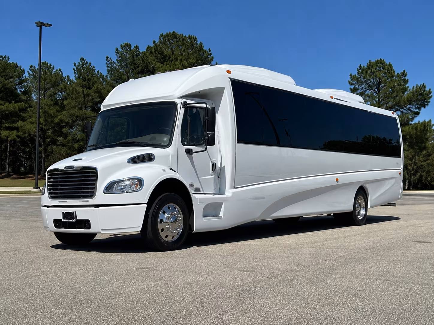Sunnyvale Private Event Transportation party bus exterior