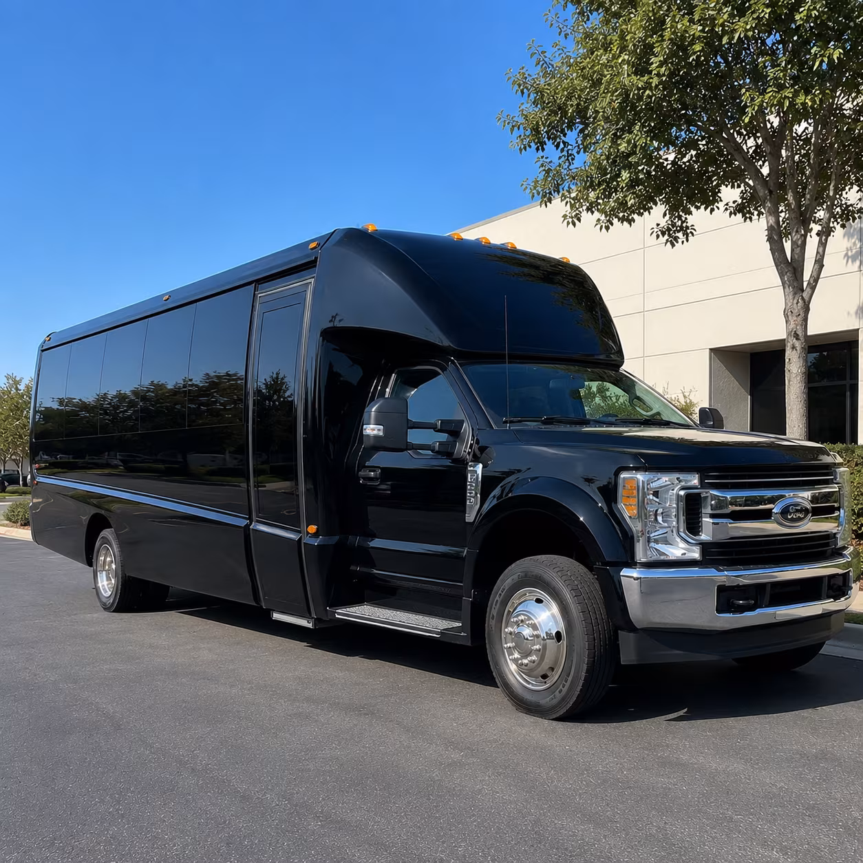 Sunnyvale School Event Transportation party bus exterior