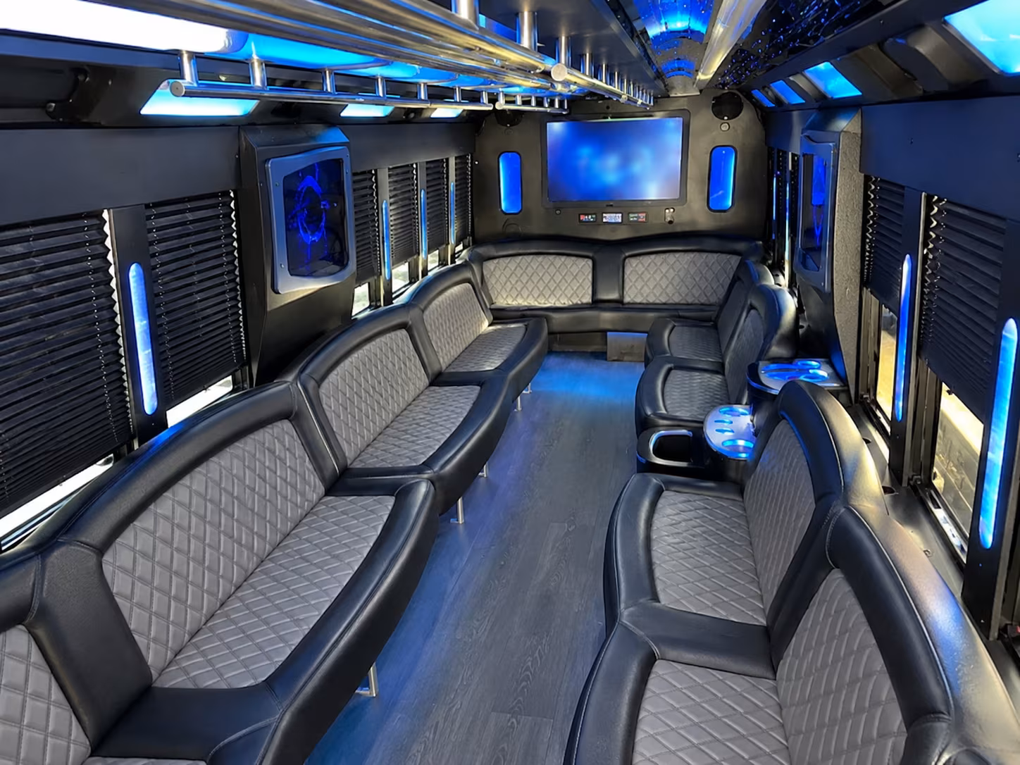 Sunnyvale Wedding Transportation onboard seating