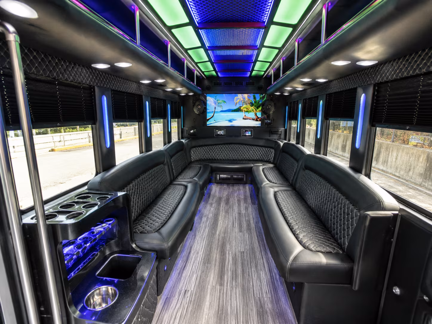 Sunnyvale Winery Tour & Pub Crawl Transportation party bus exterior
